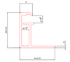 Aluminium Solar Frame 30x30mm