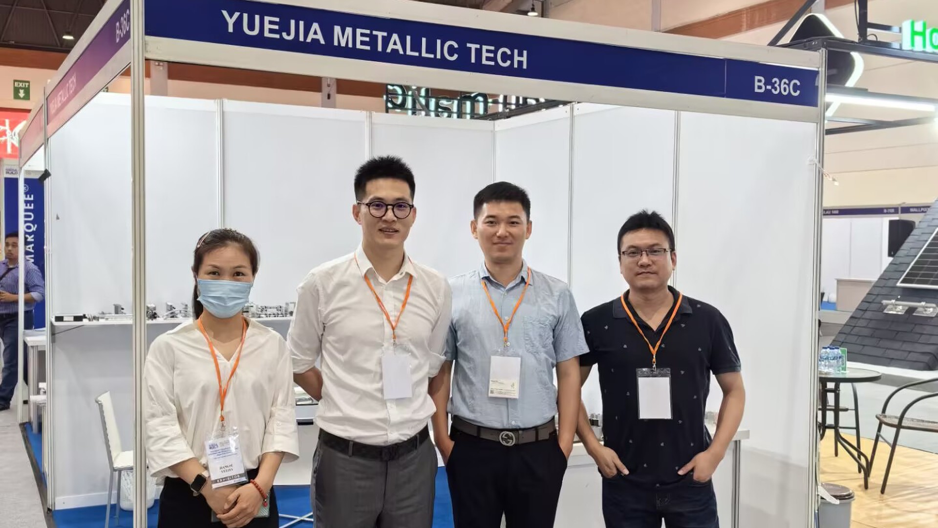 The Jiangyin Yuejia Metal Foreign Trade Team Made An Appearance at The International Building Materials Exhibition in Jakarta, Indonesia