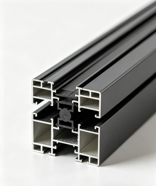Aluminum door and window profiles