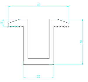 Aluminium Mid Clamp 